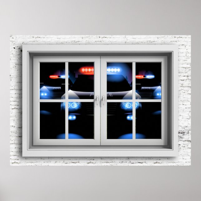 Póster Poster de vista de ventana (Frente)