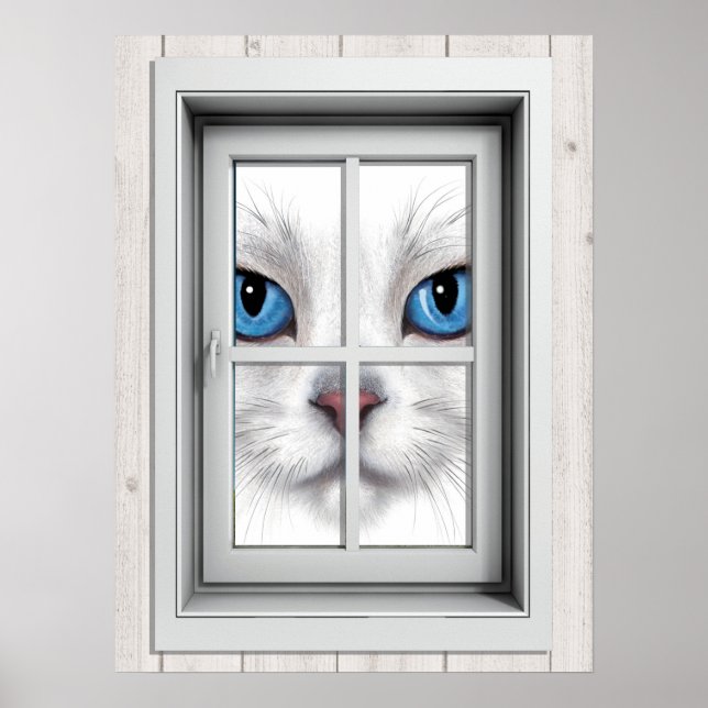 Póster Poster de vista de ventana (Frente)