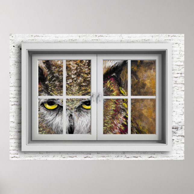 Póster Poster de vista de ventana (Frente)