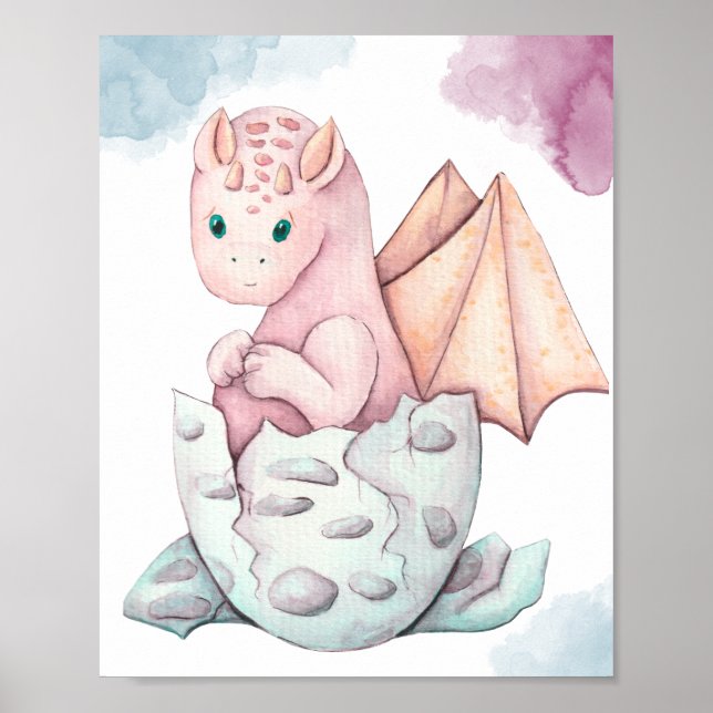 Póster Poster de visualización de dragones de contacto (Frente)