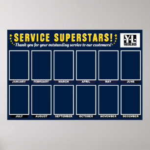 Póster poster de visualización de fotos de estrellas del 