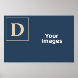 Póster Poster de visualización de fotos inicial de la fam