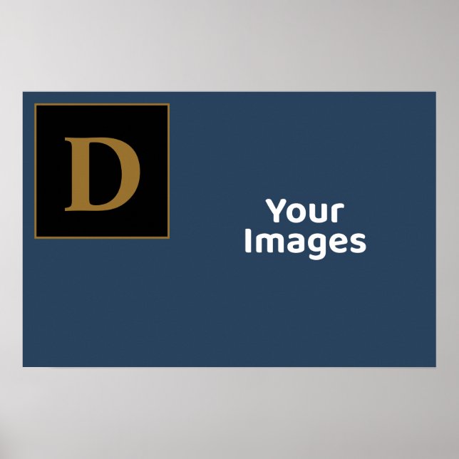 Póster Poster de visualización de fotos iniciales de la f (Frente)