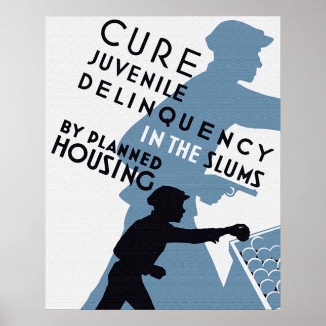 Póster Poster de vivienda planificada (Frente)