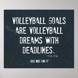 Póster Poster de voleibol 005 - Denim Inspiration
