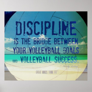 Póster Poster de voleibol de playa 002 por motivación