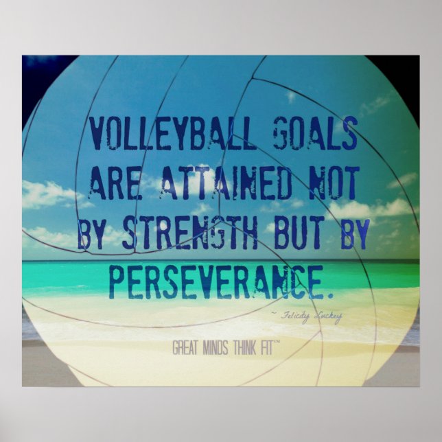 Póster Poster de voleibol de playa 009 por motivación (Frente)