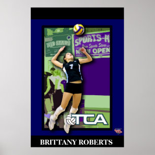 Póster Poster de voleibol de TCA