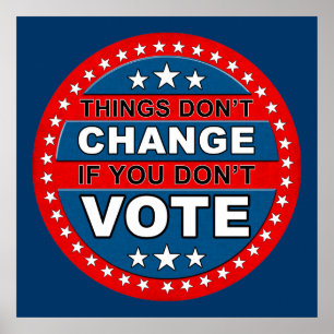Póster Poster de voto