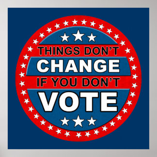 Póster Poster de voto