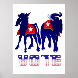 Póster Poster de voto