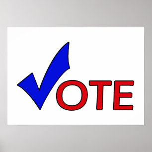 Póster Poster de voto