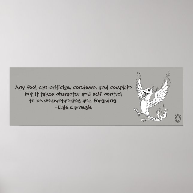 Póster poster de Voyager "Toma el carácter" (Frente)