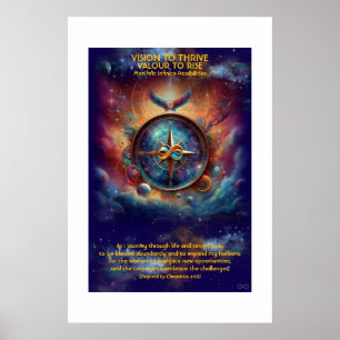 Póster Poster de VTVR-AbstractCompass2 - POSTER