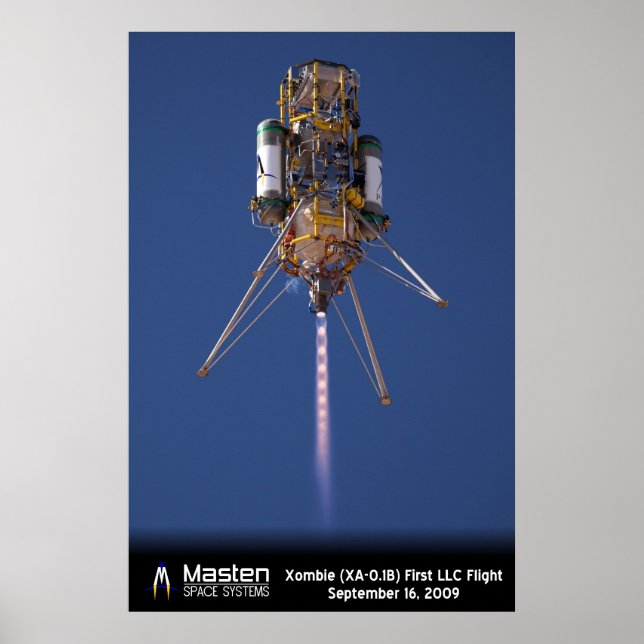 Póster Poster de vuelo libre de Xombie (Frente)