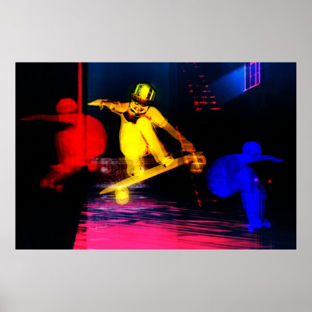 Póster Poster de vuelo nocturno (Frente)