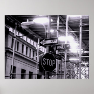 Póster Poster de Wall Street