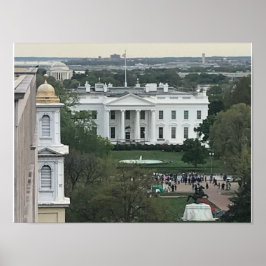 Póster Poster de Washington DC de la Casa Blanca