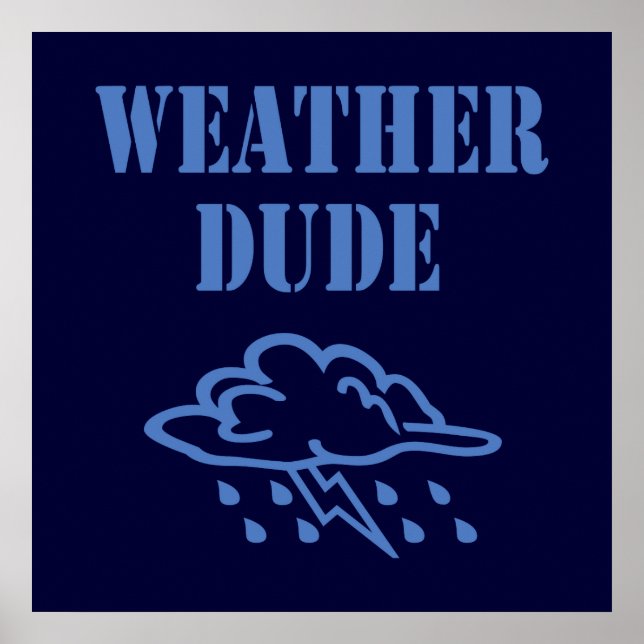 Póster Poster de Weather Dude (Frente)