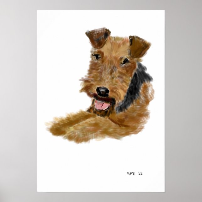 Póster Poster de Welsh Terrier (Frente)