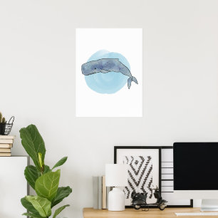 Póster Poster de Whale Art