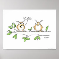 POSTER de WHOM OWL por Sandra Boynton