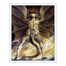 Poster de William Blake Print: Great Red Dragon