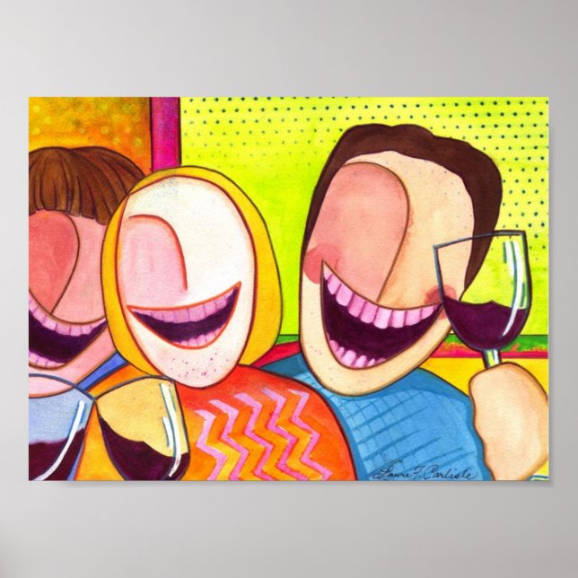 Póster poster de "Wine Teeth" (Frente)