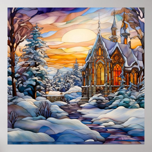 Póster Poster de Winter Church (Frente)