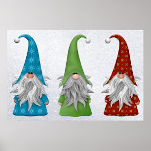 Póster Poster de Winter Gnomes
