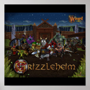 Póster Poster de Wizard101 Grizzleheim