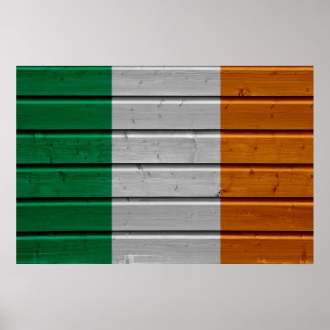 Póster Poster de Woodplank de Irlanda (Frente)