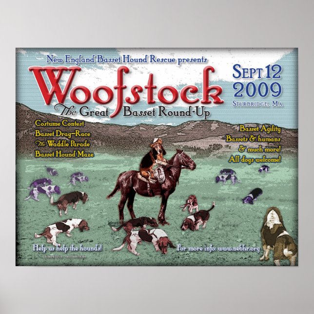 Póster poster de woofstock (Frente)