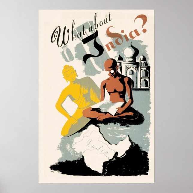 Póster Poster de WPA para India (Frente)