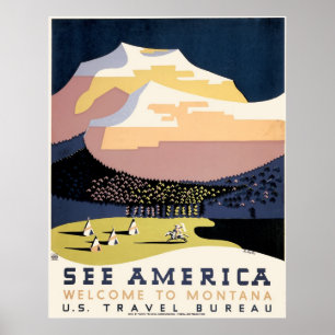 Póster Poster de WPA para Viajes
