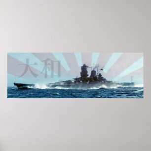 PÓSTER POSTER DE YAMATO DEL ACORAZADO