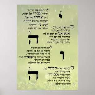 Póster Poster de Yedid Nefesh