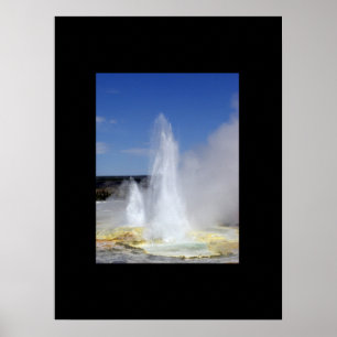 Póster Poster de Yellowstone Geysers