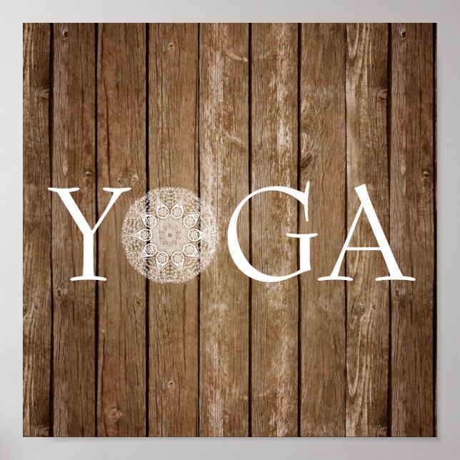 Póster Poster de yoga (Frente)
