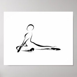 Póster Poster de yoga