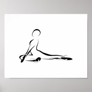 Póster Poster de yoga
