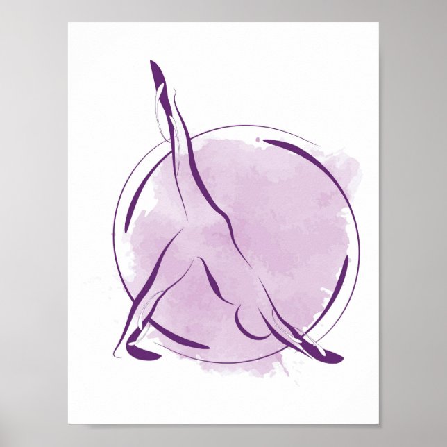 Póster Poster de yoga (Frente)