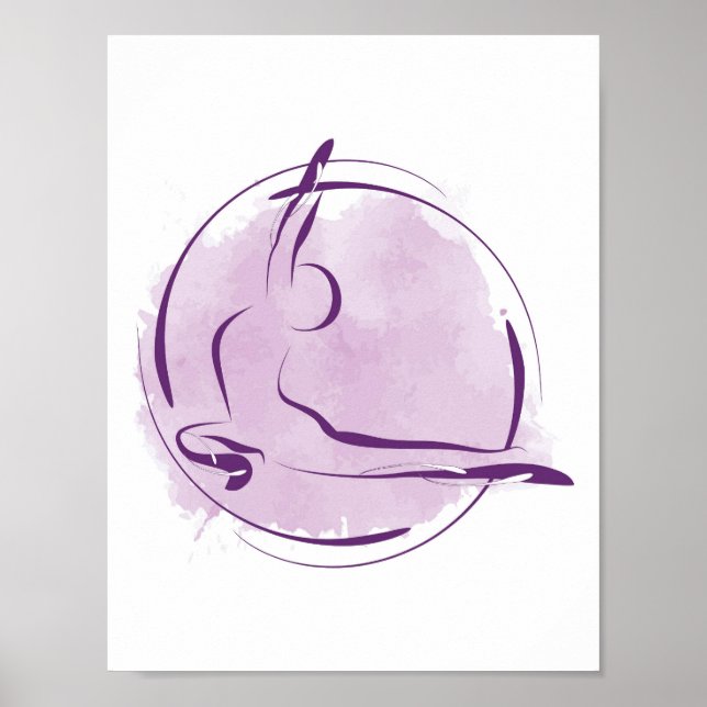 Póster Poster de yoga (Frente)