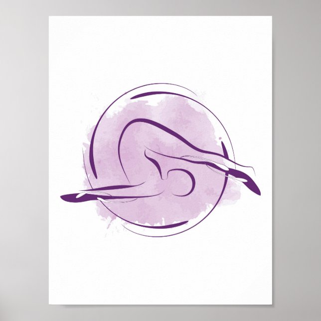 Póster Poster de yoga (Frente)