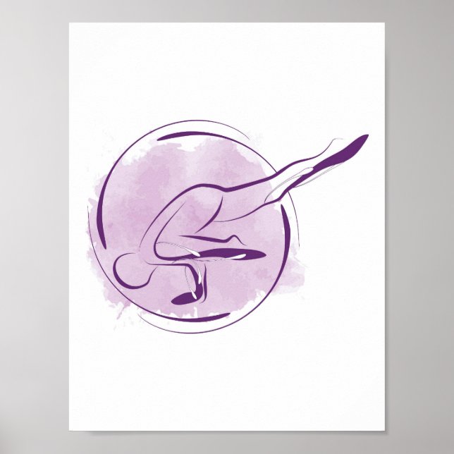 Póster Poster de yoga (Frente)