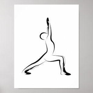Póster Poster de yoga