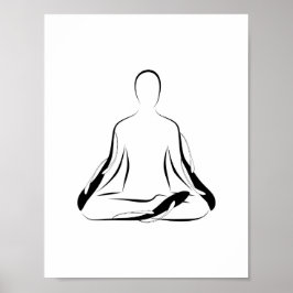 Póster Poster de yoga