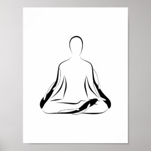 Póster Poster de yoga