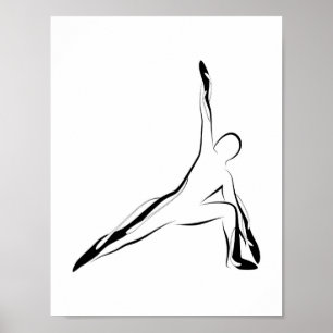 Póster Poster de yoga