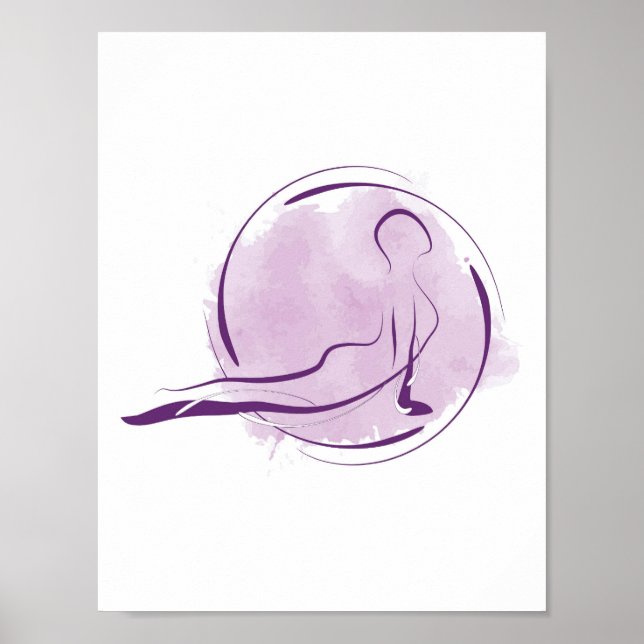 Póster Poster de yoga (Frente)